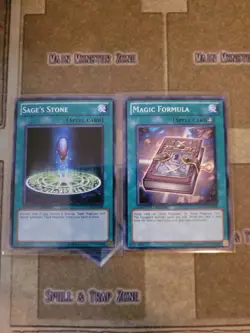 YUGIOH SAGES STONE + MAGIC FORMULA GLD4 COMMON LIMITED ED NM - Image 1