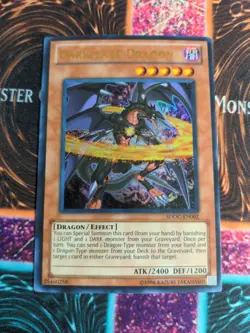 Yu-Gi-Oh! Darkflare Dragon SDDC-EN002 Unlimited Super Rare NM - Image 1