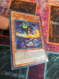 Yu-Gi-Oh! TCG Darkflare Dragon SDDC-EN002 Super Rare Unlimited LP - Image 2