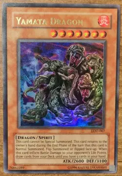 Konami Yu-Gi-Oh! Yamata Dragon LOD-067 Legacy of Darkness Ultra Rare - Image 1