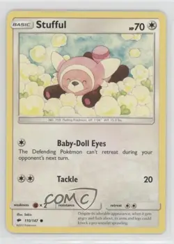 Stufful Pokemon Sun & Moon Burning Shadows #110 - Image 1