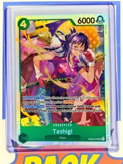 Tashigi EB03-018 SR Super Rare Heroine's Edition One Piece CCG + Bonus - Image 1