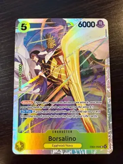 BORSALINO ONE PIECE ADVENTURE ON KAMI'S ISLAND OP15-058 SR HOLO FOIL ENGLISH - Image 1