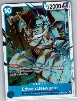 Edward.Newgate OP13-042 SR Carrying On His Will - One Piece Card - NM - Image 1