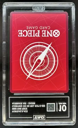 2025 One Piece Portgas D. Ace Leader Alt Art #OP13-002 TAG 10 - Image 2