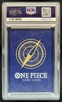 2024 One Piece Two Legends Silvers Rayleigh Rare Manga Alt Art #OP08-118 PSA 10 - Image 2