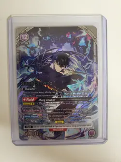UNION ARENA TCG SOLO LEVELING SIGNED SUNG JINWOO - SR** - Image 1