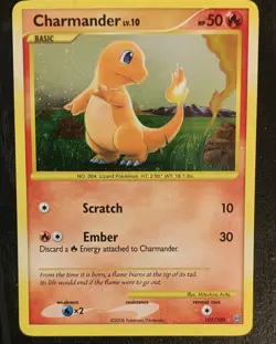 Pokemon Charmander Stormfront Holo Secret Rare 101/100 2008 Card English - Image 1
