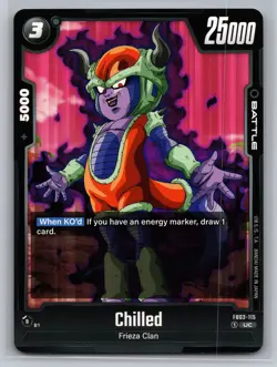 Dragon Ball Super Card Game #FB03-115 Chilled - Image 1