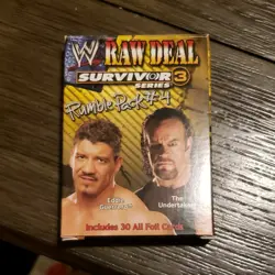 WWE Raw Deal by Comic Images Survivor Series 3 Rumble Pack #4 30 Foil Cards Lot - Image 1