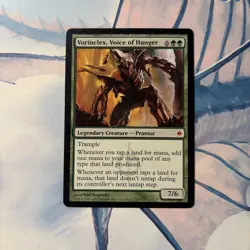 Magic The Gathering NEW PHYREXIA VORINCLEX VOICE OF HUNGER green card MTG LP x1 - Image 1