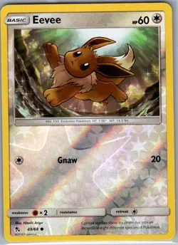 Eevee 49/68 Reverse Holo Hidden Fates - Pokemon Card - NM - Image 1