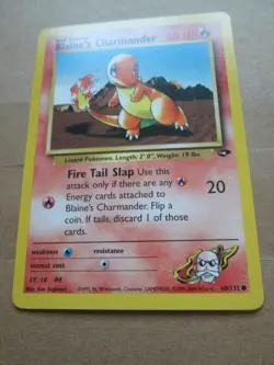 Blaine's Charmander - 60/132 - Common WOTC TCG—Gym Challenge Pokemon Card - Image 5