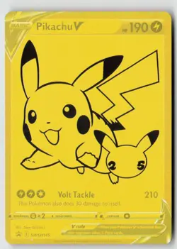 Pikachu V - SWSH145 - SWSH: Sword & Shield Promo Cards Holo - PTCG - Image 1