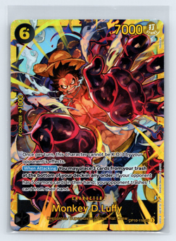 Monkey D Luffy Foil One Piece Card Game EnglishRoyal Blood English OP10-118 SEC - Image 1