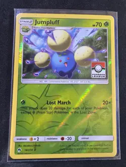 Jumpluff 14/214 Reverse Holo - STAMPED - League Promo - POKEMON CARD - NM - Image 1