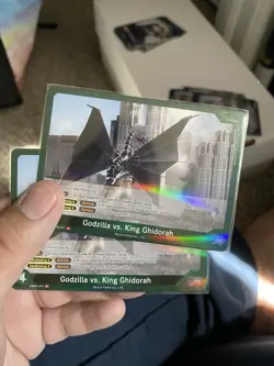 TOHO Godzilla vs. King Ghidorah Strategy R Holo Godzilla Card Game EBP02-071 - Image 3