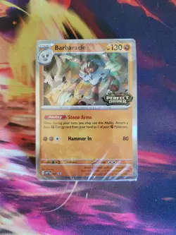 Barbaracle MEP065 STAMPED PROMO Perfect Order Pokemon TCG Sealed Cards - Image 1