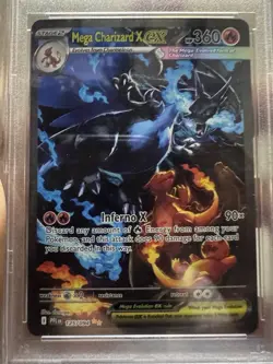 Pokemon Mega Charizard X EX 125/094 Phantasmal Flames Holo Rare 360HP Card - Image 3