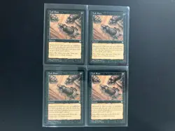 4 x LAB RATS Vintage Stronghold MTG Magic the Gathering Black Cards - Image 1