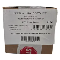 6 x ME01 Mega Evolution SEALED ENHANCED Booster Box (CASE of Pokemon Cards) - Image 2