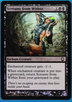Screams from Within FOIL Darksteel NM Black Uncommon CARD (504556) ABUGames - Image 1