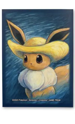 Pokemon Center: Pokemon Center x Van Gogh Museum: Eevee card sleeves inspired by - Image 1
