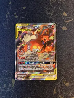 Pokemon Reshiram & Charizard GX Tag Team Card - Image 1