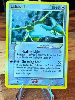 Latias Gold Star #105 EX Deoxys Holo Card - Image 1