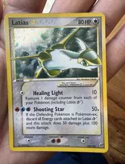 Latias Gold Star #105 EX Deoxys Holo Card - Image 4