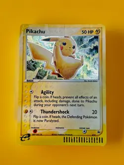 Pokemon TCG. Pikachu 012 Nintendo Black star Promo Holo 2003 E-reader Card NM - Image 2