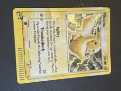 Pokemon TCG. Pikachu 012 Nintendo Black star Promo Holo 2003 E-reader Card NM - Image 3