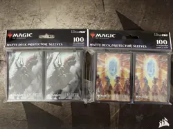 Final Fantasy 100 ULTRA PRO MTG card sleeves magic Summon Odin And Cystal Lot - Image 1