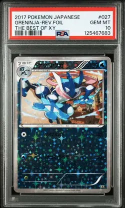 Pokemon Greninja Mirror PSA 10 Japanese XY Saito Naoki Artwork Rare Card - Image 1