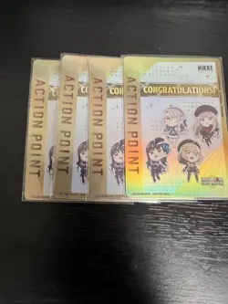 UNION ARENA NIKKE Action Point Card AP UAPR/NIKAP01 Rare Condition - Image 1