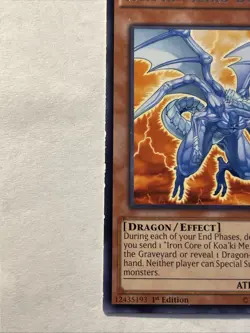 Yugioh - Koa'ki Meiru Drago BP03-EN057 1st Edition - Battle Pack 3: Monster Leag - Image 3
