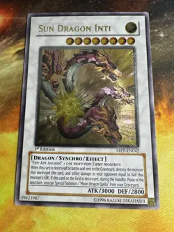 Sun Dragon Inti ABPF-EN042 1st Edition Ultimate * MINT* YuGiOh - Image 3