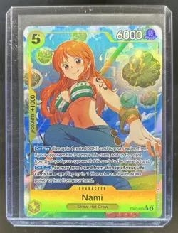 2026 One Piece Heroines Edition Nami Super Rare Alt Art #EB03-053 - Image 1