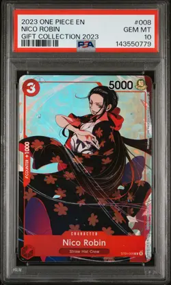 2023 ONE PIECE GIFT COLLECTION 2023 #008 NICO ROBIN PSA 10 - Image 1