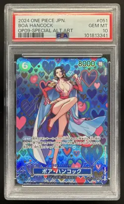 2024 One Piece Japanese Boa Hancock OP09 Special Alternate Art #051 PSA 10 - Image 1