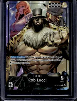 2024 One Piece 500 Years in the Future Rob Lucci Alternate Art #OP07-079 - Image 1