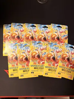 Lot Of 10 One Piece Booster Packs Adventure On Kami’s Island! - Image 1