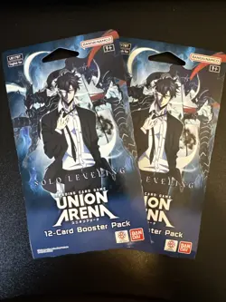 Union Arena Solo Leveling Sleeved Booster Blister Pack x2 - English - Sealed - Image 1