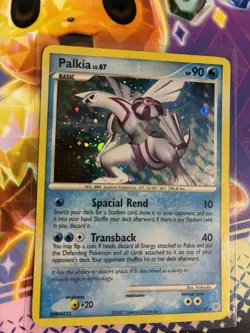 Pokemon Card - Palkia Diamond and Pearl 11/130 Holo Rare SWIRL - Image 1