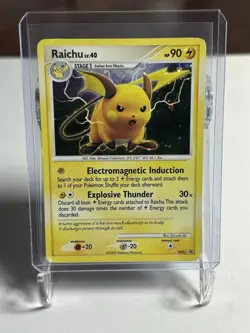 Pokemon Raichu DP21 Promo Holo Card Diamond and Pearl Stage 1 90 HP 2008 - Image 1
