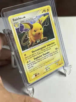 Pokemon Raichu DP21 Promo Holo Card Diamond and Pearl Stage 1 90 HP 2008 - Image 2