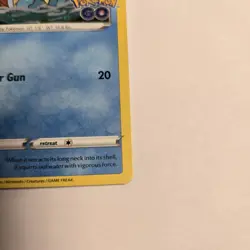 Pokemon Squirtle SWSH233 Sword & Shield Promo Holo Card Water Gun 70 HP - Image 3