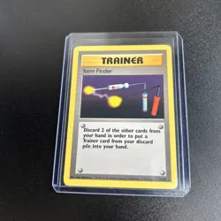 Pokemon Item Finder 74/102 Base Set WOTC Star Rare Trainer Card Collection 1999 - Image 2