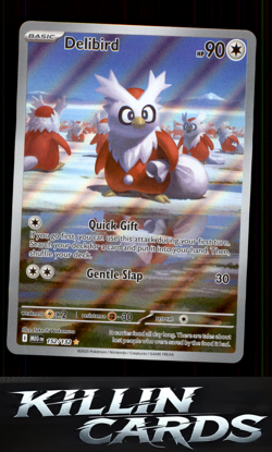 Delibird - 152/132 152/132 Pokemon Illustration Rare ME01: Mega Evolution Card N - Image 1