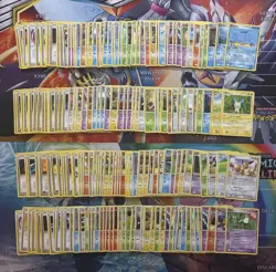 Vintage Pokemon Card Lot Fire Eevee Minun 190+ - Image 1